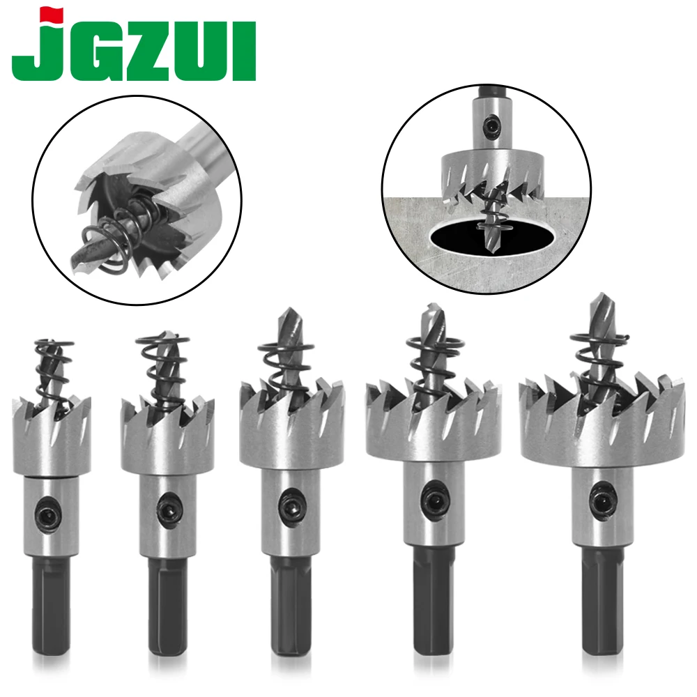 5 Sizes HSS Drill Bit High Speed Steel Carbide Tip Hole Saw Tooth Cutter Metal Drilling Woodwork Cutting Carpentry Crowns
5 Sizes HSS Drill Bit High Speed Steel Carbide Tip Hole Saw Tooth Cutter Metal Drilling Woodwork Cutting Carpentry Crowns