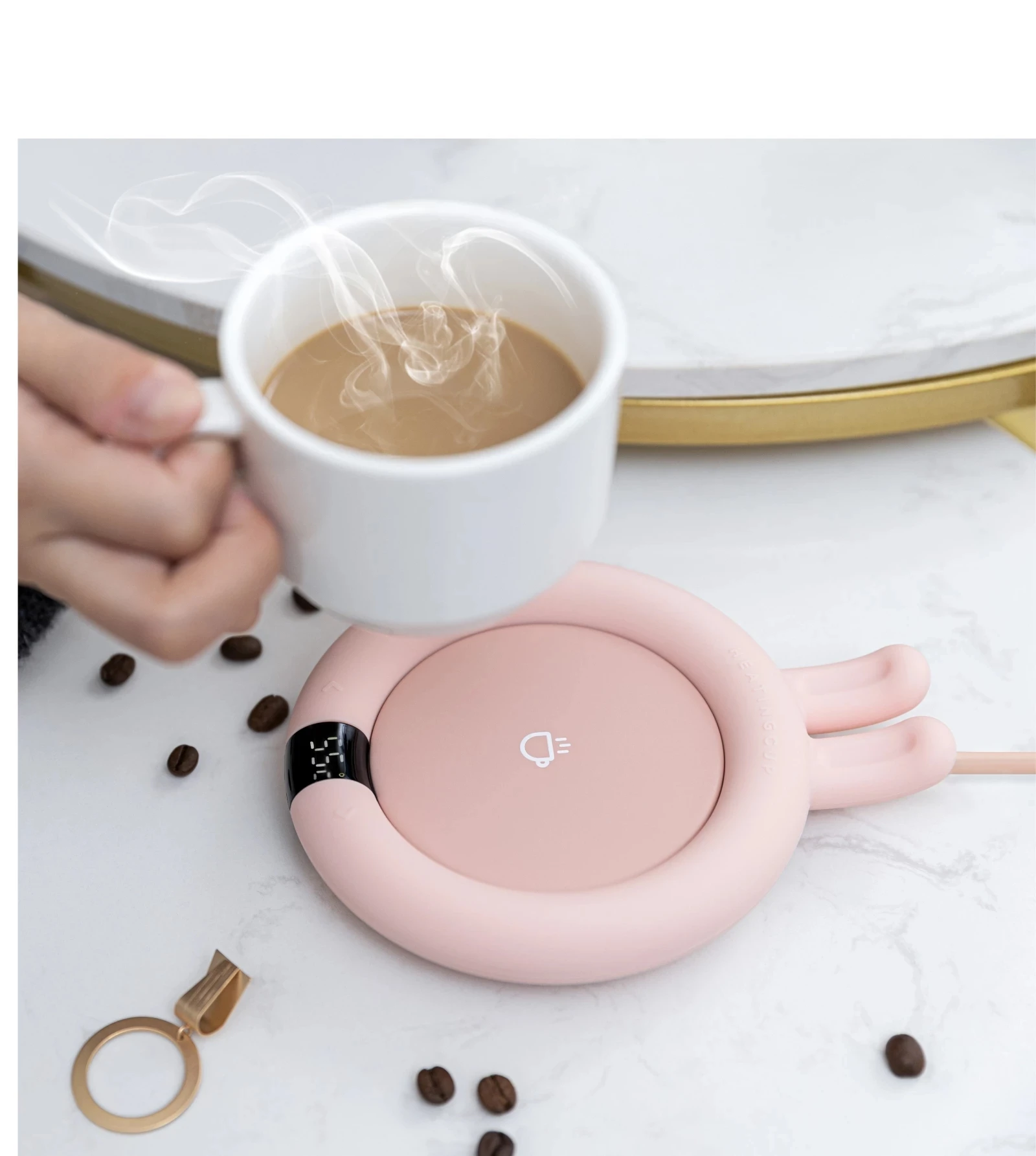 New Coffee Mug Warmer for Home Office Digital Display Electric Beverage Cup Warmer Heating Coasters Plate Pad for Tea Water Milk
New Coffee Mug Warmer for Home Office Digital Display Electric Beverage Cup Warmer Heating Coasters Plate Pad for Tea Water Milk