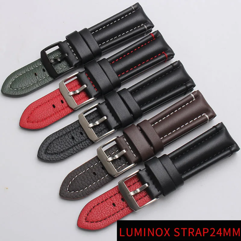 Shengmeirui for Lumino-x 6251 6501 9241 9247 6250 6502 men's military watch leather watch 24mm black brown Strap
Shengmeirui for Lumino-x 6251 6501 9241 9247 6250 6502 men's military watch leather watch 24mm black brown Strap