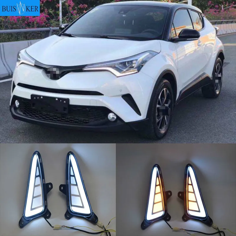 1set For Toyota CH-R CHR 2016 2017 2018 2019 With Trun Signal DRL LED Daytime Running Lights Led 12v ABS fog lamp cover
1set For Toyota CH-R CHR 2016 2017 2018 2019 With Trun Signal DRL LED Daytime Running Lights Led 12v ABS fog lamp cover