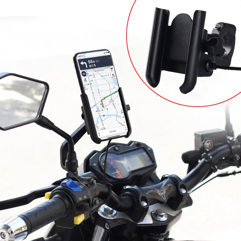 SMOYNG Aluminium Bike Motorcycle Phone Holder With USB Charger Support Bicycle Moto Handlebar Mirror Mount Braket For Phone X
SMOYNG Aluminium Bike Motorcycle Phone Holder With USB Charger Support Bicycle Moto Handlebar Mirror Mount Braket For Phone X
