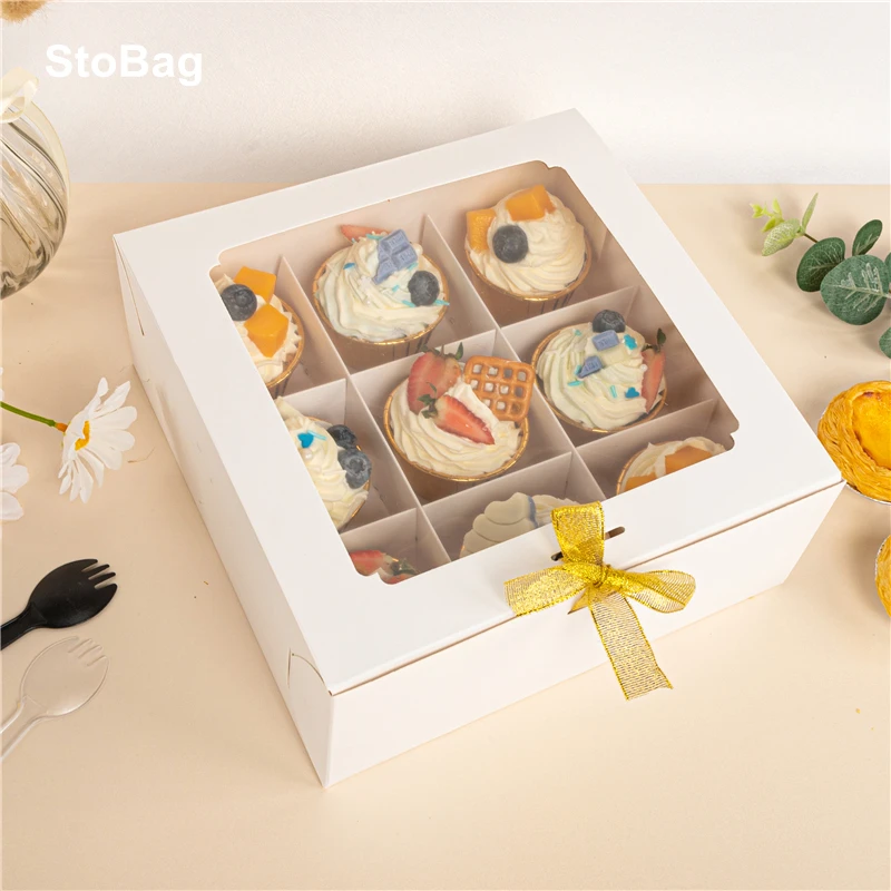 StoBag 5 шт. коробка для кексов с прозрачным окошком, подарок для вечерние и мероприятия, ручная работа, мусс для торта, десертов, упаковка для пекарни, шоколада
StoBag 5 шт. коробка для кексов с прозрачным окошком, подарок для вечерние и мероприятия, ручная работа, мусс для торта, десертов, упаковка для пекарни, шоколада