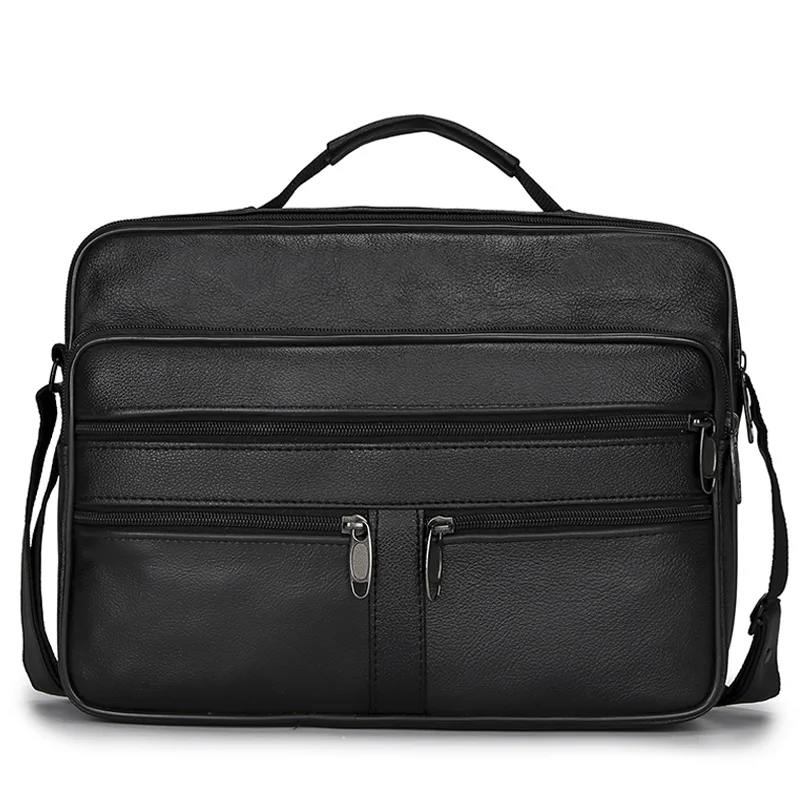 Soft Pu Leather Shoulder Bag for Men High Quality Leather Handbag Business Men Multi-Pocket Leather Documents Bag
Soft Pu Leather Shoulder Bag for Men High Quality Leather Handbag Business Men Multi-Pocket Leather Documents Bag