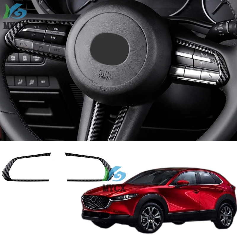 4pcs for Mazda CX30 CX-30 2020 2021 Carbon Fiber Steering Wheel Frame Cover Moulding, Car Interior Accessories
4pcs for Mazda CX30 CX-30 2020 2021 Carbon Fiber Steering Wheel Frame Cover Moulding, Car Interior Accessories