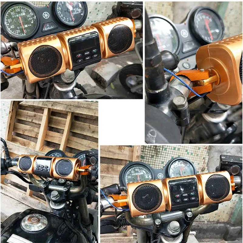 Motorcycle Bluetooth Speaker Portable Waterproof Support TF Card AUX MP3 Player
Motorcycle Bluetooth Speaker Portable Waterproof Support TF Card AUX MP3 Player