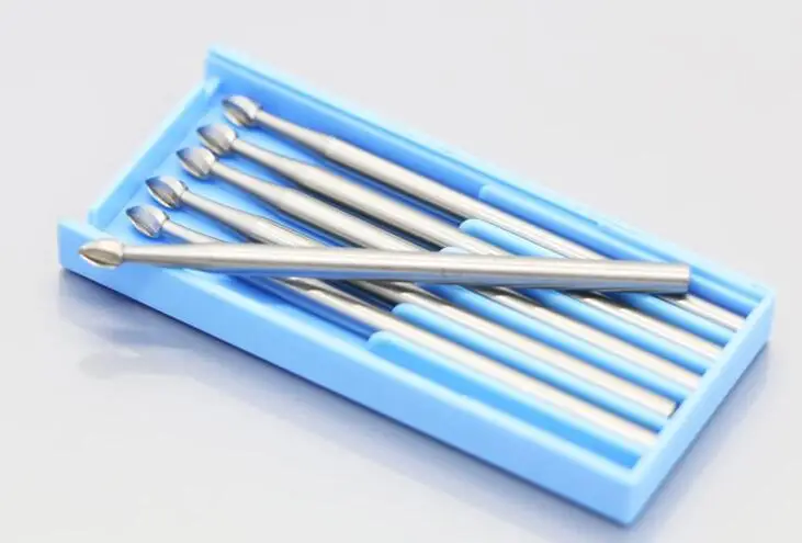6pcs 2.35mm Shank 1.0-2.3mm Peach Type Precision Tungsten Carbide Rotary Burrs Milling Cutter Rotary Tool Carving Knife
6pcs 2.35mm Shank 1.0-2.3mm Peach Type Precision Tungsten Carbide Rotary Burrs Milling Cutter Rotary Tool Carving Knife