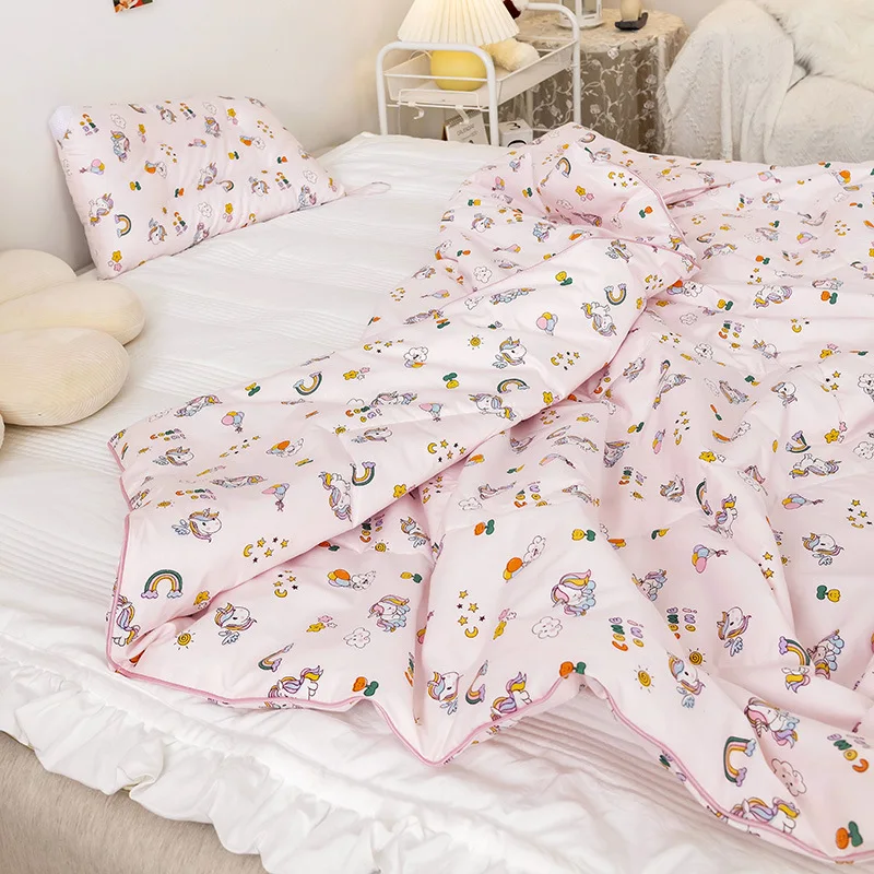 Cotton Children Cartoon Cool Quilt Kindergarten Pure Cotton Thin Quilt Summer Breathable Air Conditioning Quilt Baby Bedding
Cotton Children Cartoon Cool Quilt Kindergarten Pure Cotton Thin Quilt Summer Breathable Air Conditioning Quilt Baby Bedding