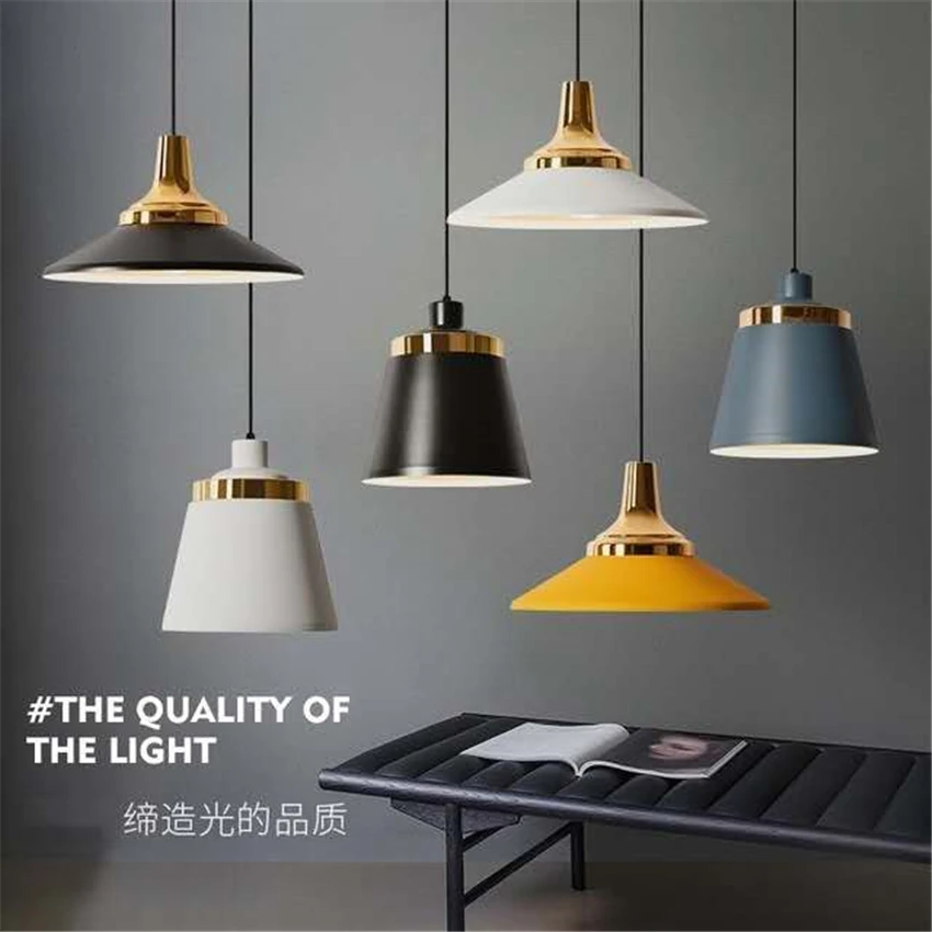 Nordic aluminum pot shade pendant lights restaurant lamp modern table bar industrial wind Makaron hanging lights deco fixtures
Nordic aluminum pot shade pendant lights restaurant lamp modern table bar industrial wind Makaron hanging lights deco fixtures