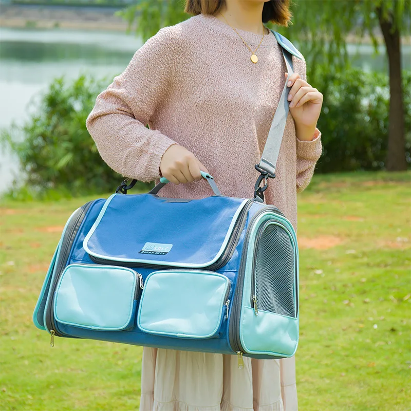 Contrast Color Pet Bag Breathable One Shoulder Outdoor Portable Big Cat Bag Japanese Korean Style Dog Bag
Contrast Color Pet Bag Breathable One Shoulder Outdoor Portable Big Cat Bag Japanese Korean Style Dog Bag