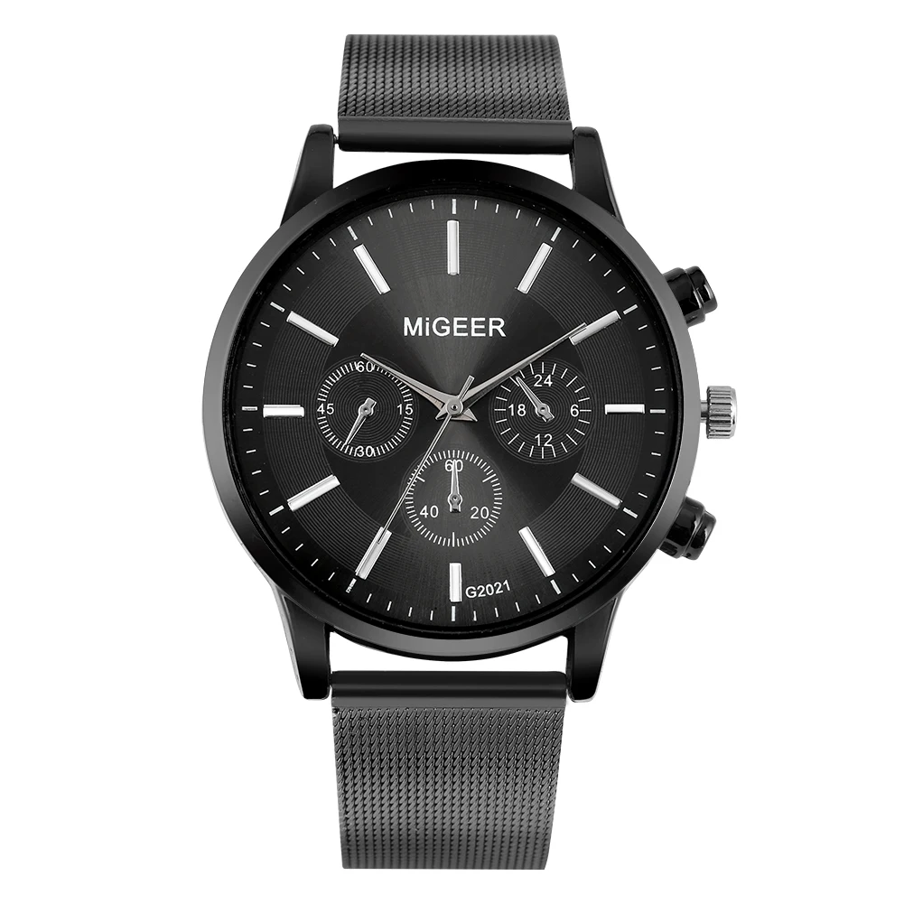 Men's Quartz Watch Practical Stainless Steel Mesh Strap Wristwatch With Pin Buckle for Male
Men's Quartz Watch Practical Stainless Steel Mesh Strap Wristwatch With Pin Buckle for Male