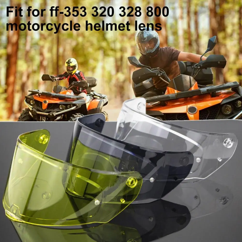 Helmet Lens Anti-ultraviolet Sun Protection Full Face Waterproof Motorcycle Helmet Glass for FF-353 320 328 800
Helmet Lens Anti-ultraviolet Sun Protection Full Face Waterproof Motorcycle Helmet Glass for FF-353 320 328 800