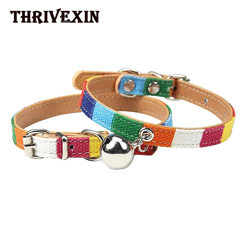 Leather Pet Dog Collar with Bell for Big Small Dog Colorful Rainbow Pu Necklace Walking Training Chain Pets Supplies
Leather Pet Dog Collar with Bell for Big Small Dog Colorful Rainbow Pu Necklace Walking Training Chain Pets Supplies