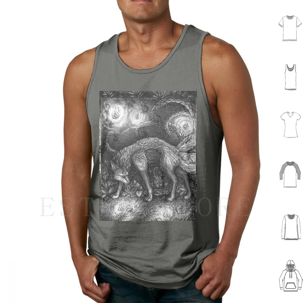 Nine Tails Tank Tops Vest Sleeveless Furry Fox Nine Tails Demon Japanese Fantasy
Nine Tails Tank Tops Vest Sleeveless Furry Fox Nine Tails Demon Japanese Fantasy