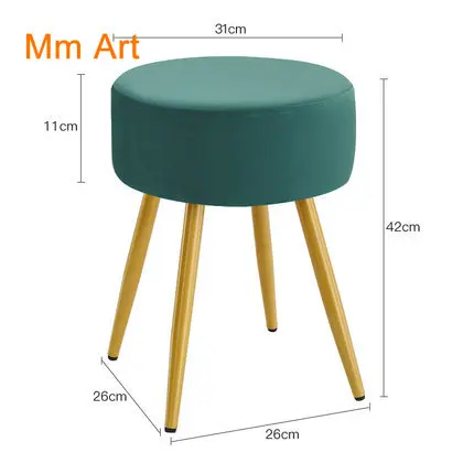 Dressing Stool Small round Stool Light Luxury Iron Fashion Nordic Creative Shoe Changing Stool Short Dining Stool
Dressing Stool Small round Stool Light Luxury Iron Fashion Nordic Creative Shoe Changing Stool Short Dining Stool