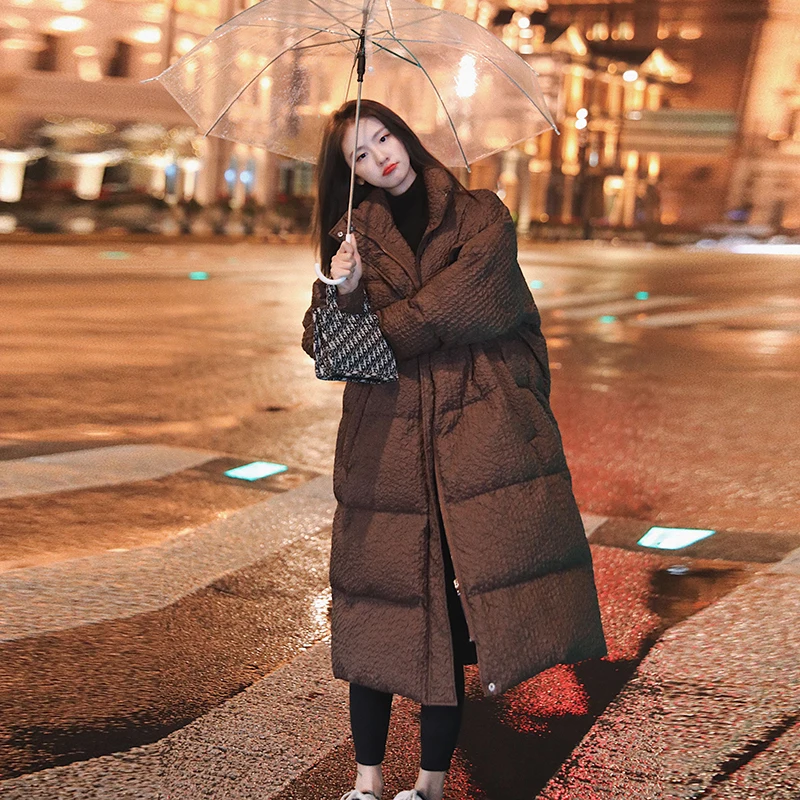 2023 New Korean Winter Down Padded Jackets Women's Clothing Loose Stand-up Collar Long Parkas Coats Winter Jackets D492
2023 New Korean Winter Down Padded Jackets Women's Clothing Loose Stand-up Collar Long Parkas Coats Winter Jackets D492