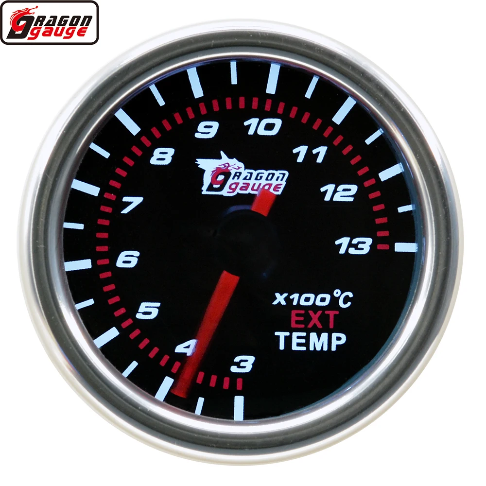 Dragon 52mm Auto Car Ext Temp Gauge Pointer Exhaust Gas Temperature EGT Exhaust Temp Meter 
Dragon 52mm Auto Car Ext Temp Gauge Pointer Exhaust Gas Temperature EGT Exhaust Temp Meter