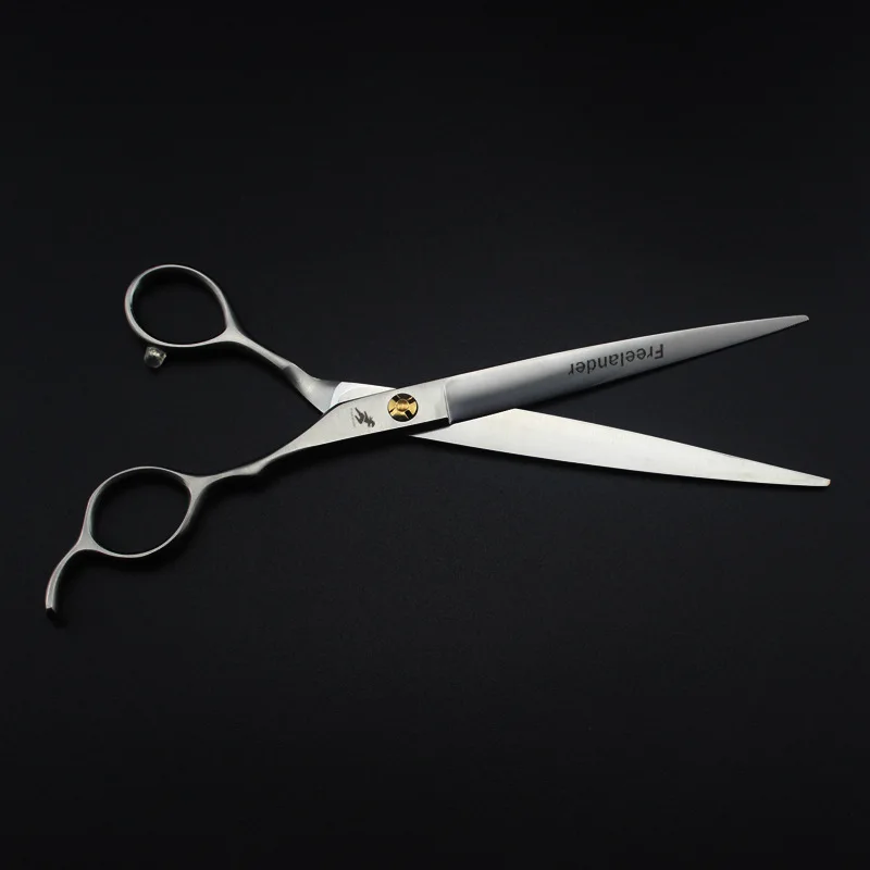 7.0" matte Professional Japan 440C Stainless Steel Pet Grooming Scissors Curved Hair Scissors For Cat And Dog Barber Shears
7.0" matte Professional Japan 440C Stainless Steel Pet Grooming Scissors Curved Hair Scissors For Cat And Dog Barber Shears