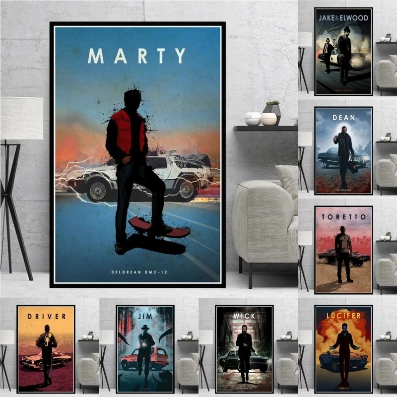 Movie Car Legends Canvas Painting Star Poster Prints Wall Art Picture Vintage Photograph Decorative Gift Home Decor Tableau
Movie Car Legends Canvas Painting Star Poster Prints Wall Art Picture Vintage Photograph Decorative Gift Home Decor Tableau
