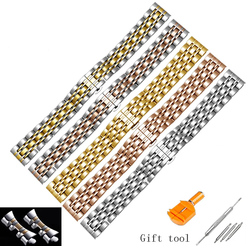 Stainless steel strap 12 14 16 18 20 22mm silver rose gold bracelet Butterfly buckle Replacement belt for male and female
Stainless steel strap 12 14 16 18 20 22mm silver rose gold bracelet Butterfly buckle Replacement belt for male and female