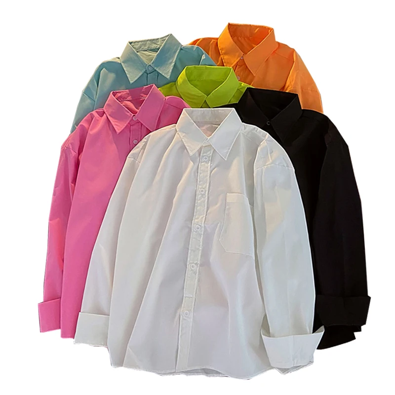Women's Shirt With Pocket Women Black Loose Tunics Elegant Female Blouses White Ladies Shirts And Tops 2022
Women's Shirt With Pocket Women Black Loose Tunics Elegant Female Blouses White Ladies Shirts And Tops 2022