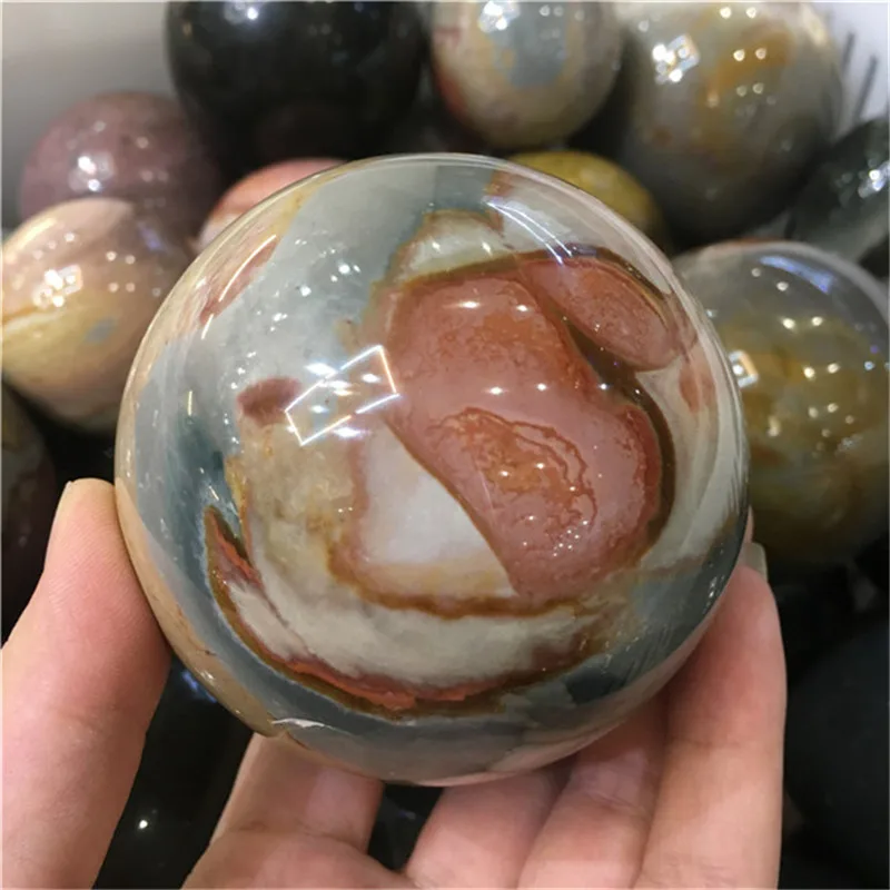 Natural Ocean Jasper Quartz Crystal High Polished Stone Ball Home Decoration Gift
Natural Ocean Jasper Quartz Crystal High Polished Stone Ball Home Decoration Gift