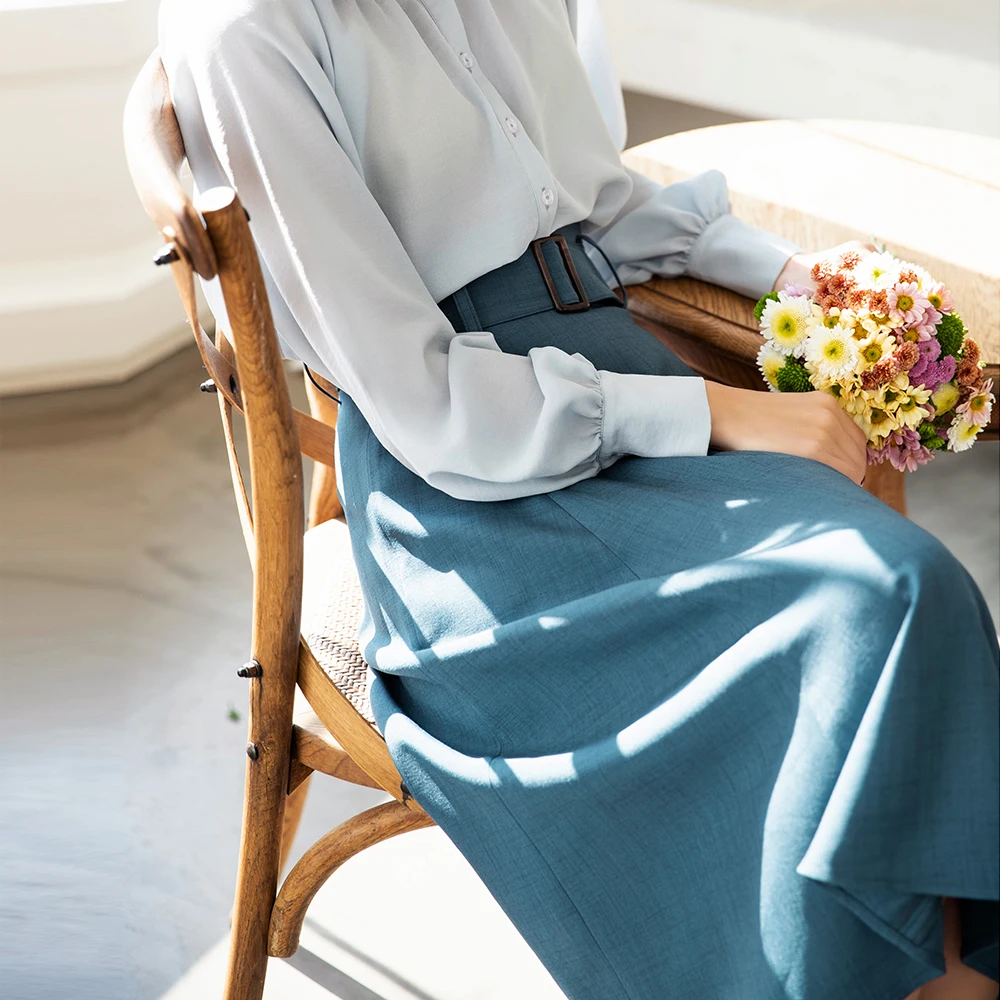 Spring autumn skirt skirts women 2020 spring fashion vintage elegant OL red yellow blue belt a-line skirt mid-long ladies skirts
Spring autumn skirt skirts women 2020 spring fashion vintage elegant OL red yellow blue belt a-line skirt mid-long ladies skirts