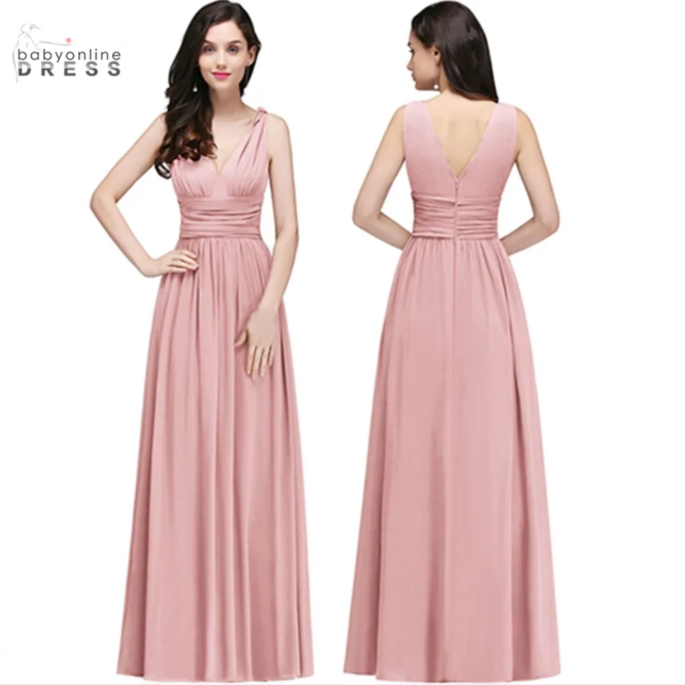 Long Burgundy Bridesmaid Dresses Women Chiffon V-Neck A-Line Elegant Formal Wedding Party Gowns Evening Gown Vestido De Festa
Long Burgundy Bridesmaid Dresses Women Chiffon V-Neck A-Line Elegant Formal Wedding Party Gowns Evening Gown Vestido De Festa
