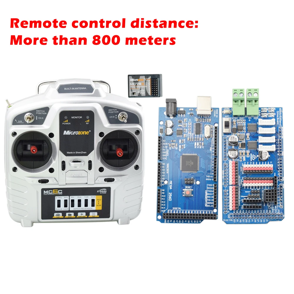 Arduino 800 м длинный беспроводной пульт дистанционного управления робот комплект 6-канальный Радиоуправляемый умный механический колесный контроллер Запчасти для автомобиля
Arduino 800 м длинный беспроводной пульт дистанционного управления робот комплект 6-канальный Радиоуправляемый умный механический колесный контроллер Запчасти для автомобиля