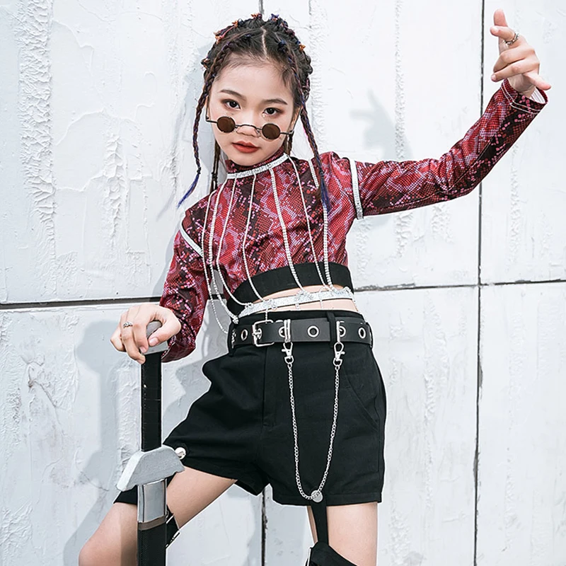Girls Jazz Dance Costumes Kids Street Dance Performance Stage Clothing Children Hip Hop Suit Catwalk Show Cool Clothes DQL5145
Girls Jazz Dance Costumes Kids Street Dance Performance Stage Clothing Children Hip Hop Suit Catwalk Show Cool Clothes DQL5145
