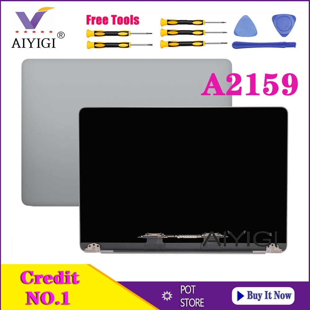 Original New Laptop Screen Display LCD Assembly Space Gray Grey Silver Color for Macbook Pro Retina 13" A2159 EMC 3301 2019 Year
Original New Laptop Screen Display LCD Assembly Space Gray Grey Silver Color for Macbook Pro Retina 13" A2159 EMC 3301 2019 Year