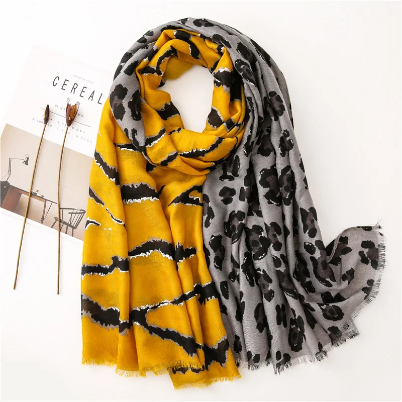 Fashion Lurex Glitter Leopard Patchwork Viscose Shawl Scarf Women High Quality Winter Wrap Pashmina Stole Bufandas Muslim Hijab
Fashion Lurex Glitter Leopard Patchwork Viscose Shawl Scarf Women High Quality Winter Wrap Pashmina Stole Bufandas Muslim Hijab