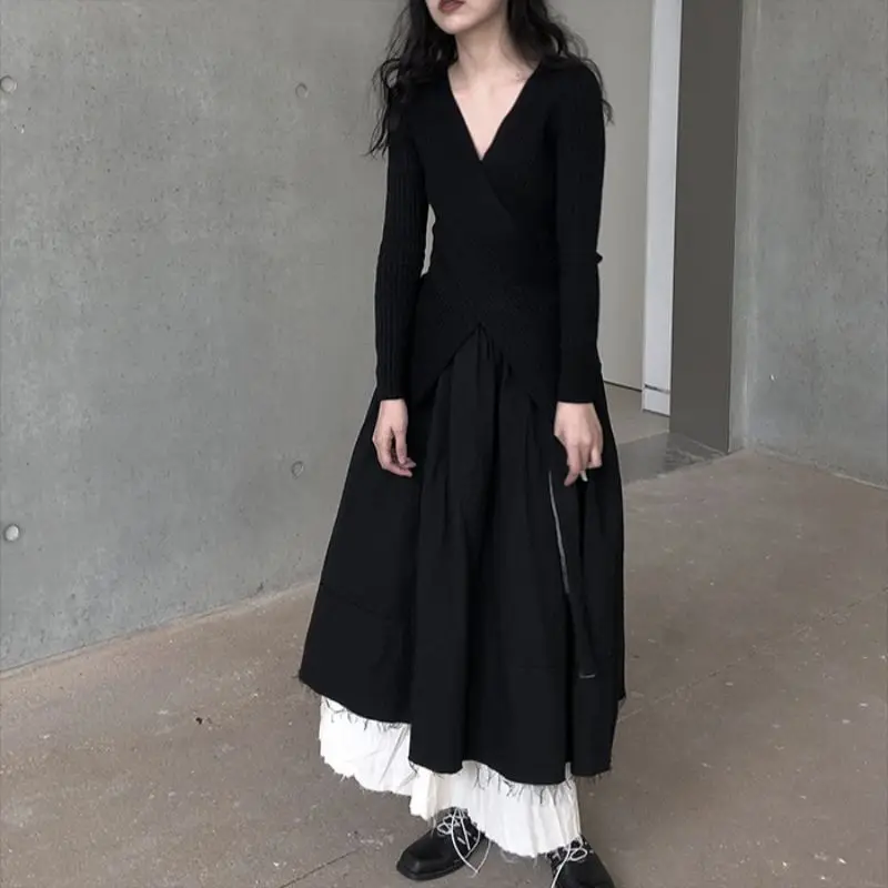 Ladies Half Skirt Autumn Winter New Pure Color Irregular False Double Elastic Waist Splicing Design Fashion Skirt
Ladies Half Skirt Autumn Winter New Pure Color Irregular False Double Elastic Waist Splicing Design Fashion Skirt