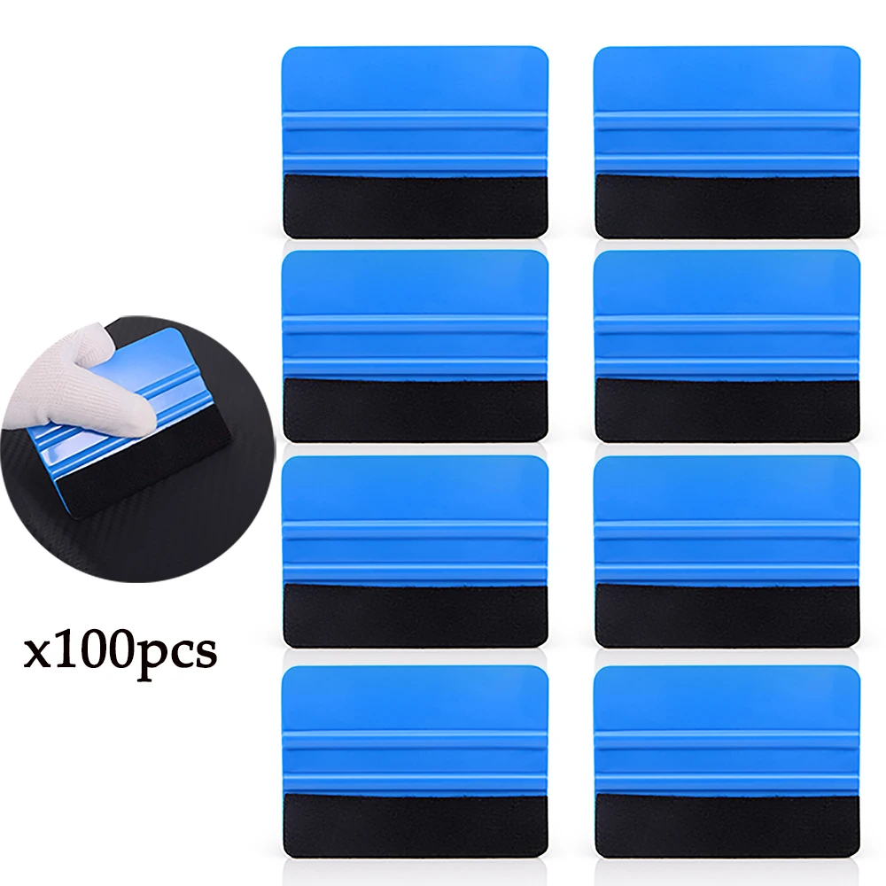 EHDIS 100pcs Wholesale Carbon Fiber Vinyl Plastic Felt Squeegee Car Film Wrap Tool Car Styling Glass Window Cleaning Ice Scraper
EHDIS 100pcs Wholesale Carbon Fiber Vinyl Plastic Felt Squeegee Car Film Wrap Tool Car Styling Glass Window Cleaning Ice Scraper
