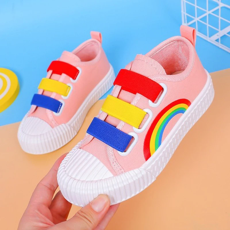 Boys Girls Slip On Canvas Sneakers Children Casual Shoes Trainers Little Big Kid Cute Rainbow Designer Soft Shoes Spring Autumn
Boys Girls Slip On Canvas Sneakers Children Casual Shoes Trainers Little Big Kid Cute Rainbow Designer Soft Shoes Spring Autumn