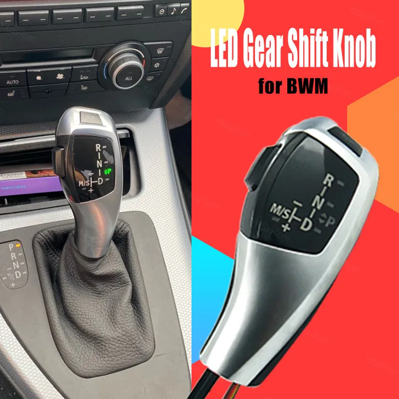 Facelifted Silver Modified Accessories Pre-facelift for BMW 6 Series 2004-2006 E63 LHD Carbon Fiber Pattern LED Gear Shift Knob
Facelifted Silver Modified Accessories Pre-facelift for BMW 6 Series 2004-2006 E63 LHD Carbon Fiber Pattern LED Gear Shift Knob