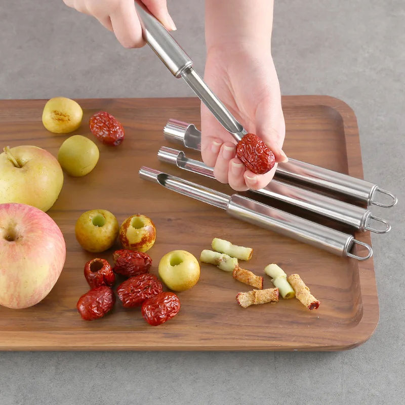 Stainless Steel Fruit Corer Apple Seed Core Remover Twist Slicer Knife Multifunctional Pear Red Dates Kitchen Gadgets
Stainless Steel Fruit Corer Apple Seed Core Remover Twist Slicer Knife Multifunctional Pear Red Dates Kitchen Gadgets