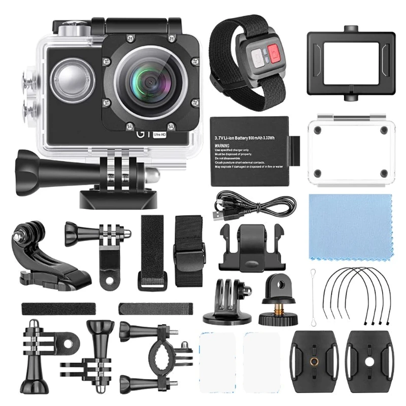 4K Ultra HD 60fps Mini Action Camera 30m Waterproof 4k Sports Camera Dash Cam Video Record Camera Action Camera Action Cam
4K Ultra HD 60fps Mini Action Camera 30m Waterproof 4k Sports Camera Dash Cam Video Record Camera Action Camera Action Cam