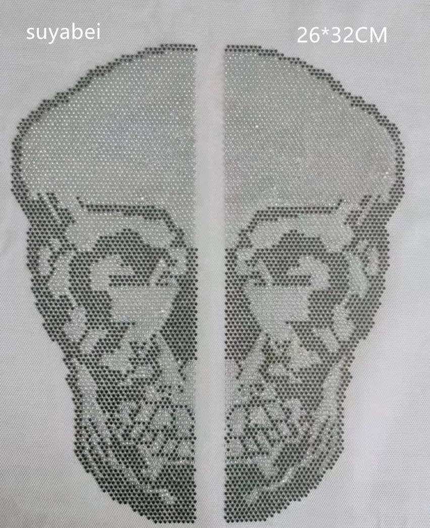 Big skull rhinestones patch designs iron on transfer hot fix rhinestone transfer motifs iron on applique patches shirt
Big skull rhinestones patch designs iron on transfer hot fix rhinestone transfer motifs iron on applique patches shirt