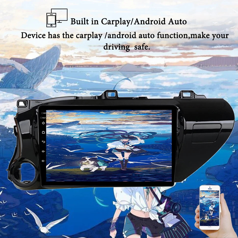 8G+128G Android 14.0 Car Autoradio PC Tablet GPS DVD Cassette For TOYOTA HILUX 2016 2017 2018 2019 2020 WiFi BT Head Unit Auto
8G+128G Android 14.0 Car Autoradio PC Tablet GPS DVD Cassette For TOYOTA HILUX 2016 2017 2018 2019 2020 WiFi BT Head Unit Auto
