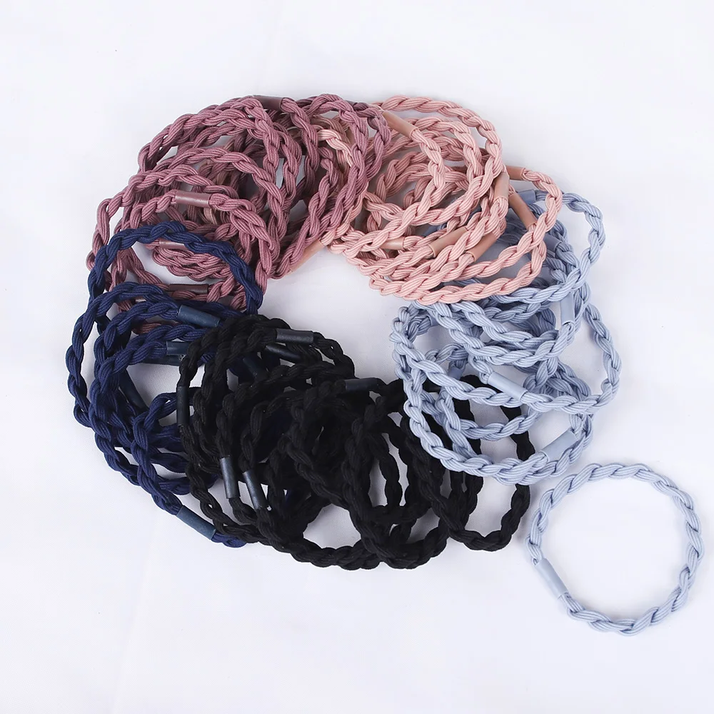 10PCS Colorful Braid High Elastic Hair Bands Basic Black 5CM Nylon Rubber Bands Women Girls Ponytail Holder Hair Accessories Set
10PCS Colorful Braid High Elastic Hair Bands Basic Black 5CM Nylon Rubber Bands Women Girls Ponytail Holder Hair Accessories Set