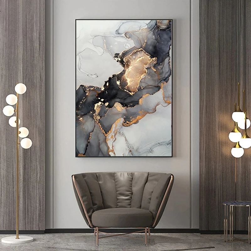 Modern Abstract Blue Watercolor Canvas Painting Gold Foils Marble Pattern Nordic Wall Art Poster Print Picture Living Room Decor
Modern Abstract Blue Watercolor Canvas Painting Gold Foils Marble Pattern Nordic Wall Art Poster Print Picture Living Room Decor