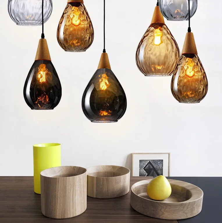 Nordic Indoor Glass Led Pendant Light Fixture Luminaire Modern Amber Wooden Hanging Lamp Home Restaurant Bar Decoration Lampara
Nordic Indoor Glass Led Pendant Light Fixture Luminaire Modern Amber Wooden Hanging Lamp Home Restaurant Bar Decoration Lampara