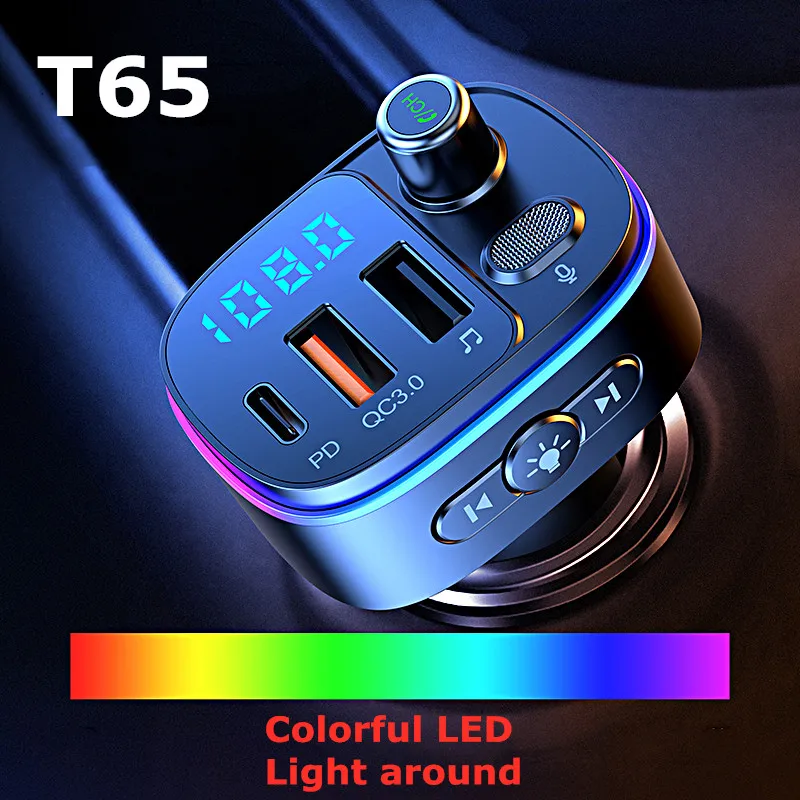 FM Transmitter Bluetooth Wireless Car kit Handsfree Dual USB Car Fast Charger 3.1A MP3 Music TF Card U disk AUX Player Colorful
FM Transmitter Bluetooth Wireless Car kit Handsfree Dual USB Car Fast Charger 3.1A MP3 Music TF Card U disk AUX Player Colorful