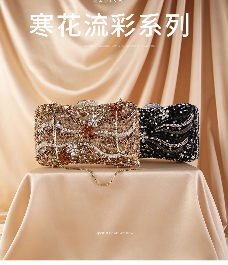 Fashion Ladies Evening Bags Wedding Party Chain Shoulder Bag Diamond Luxury Bag Newest Crystal Diamond Chain Evening Bag clutch
Fashion Ladies Evening Bags Wedding Party Chain Shoulder Bag Diamond Luxury Bag Newest Crystal Diamond Chain Evening Bag clutch