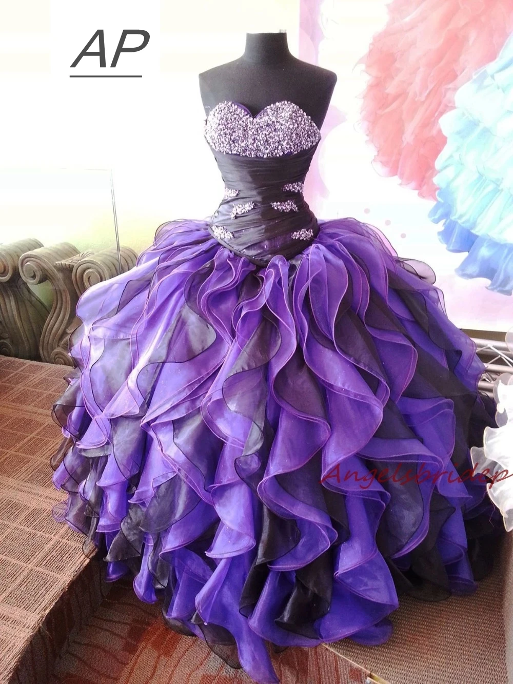 ANGELSBRIDEP Милая фиолетовое Пышное Платье Vestido 15 Anos органзы-Длина бальное платье торжественное Пышное вечернее платье
ANGELSBRIDEP Милая фиолетовое Пышное Платье Vestido 15 Anos органзы-Длина бальное платье торжественное Пышное вечернее платье