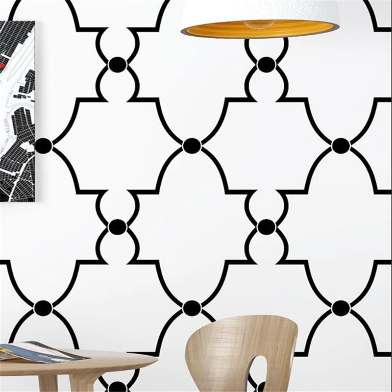 wellyu Nordic style wallpaper TV background black and white plaid geometric bedroom living room modern minimalist wallpaper
wellyu Nordic style wallpaper TV background black and white plaid geometric bedroom living room modern minimalist wallpaper