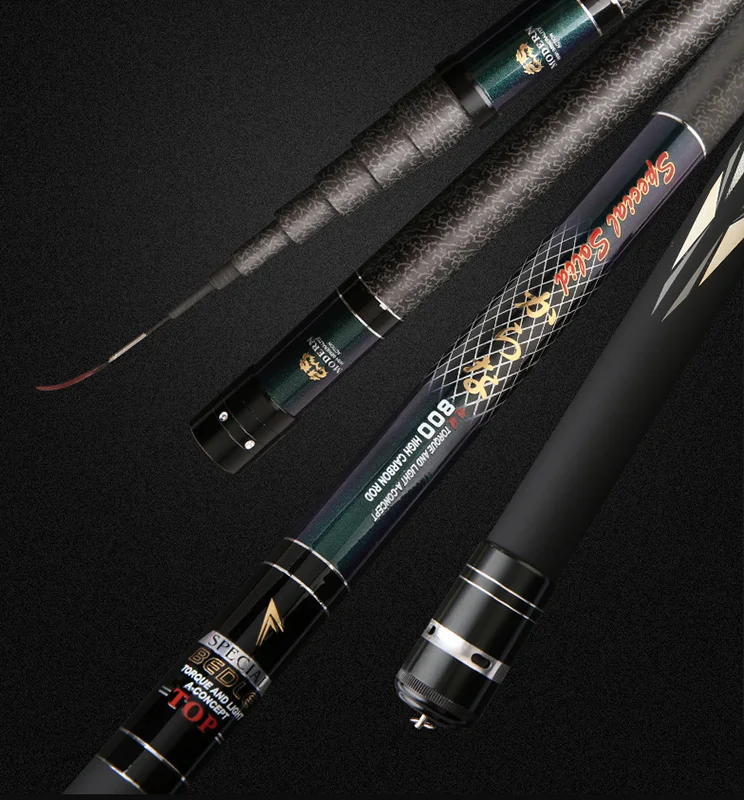 New high carbon fishing rod long section full size taiwan fishing rod ultra-light super-hard 28 tune pole 8m-15m spare hard tip
New high carbon fishing rod long section full size taiwan fishing rod ultra-light super-hard 28 tune pole 8m-15m spare hard tip