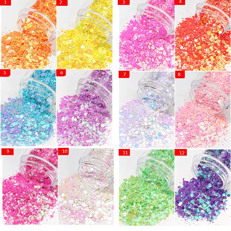 12 Colors Unicorn Chunky Mixed Holographic Glitter Chunky Blend Mixed Size Chunky Mix, Light Pink Glitter, UNICORN DREAMS Chunky
12 Colors Unicorn Chunky Mixed Holographic Glitter Chunky Blend Mixed Size Chunky Mix, Light Pink Glitter, UNICORN DREAMS Chunky