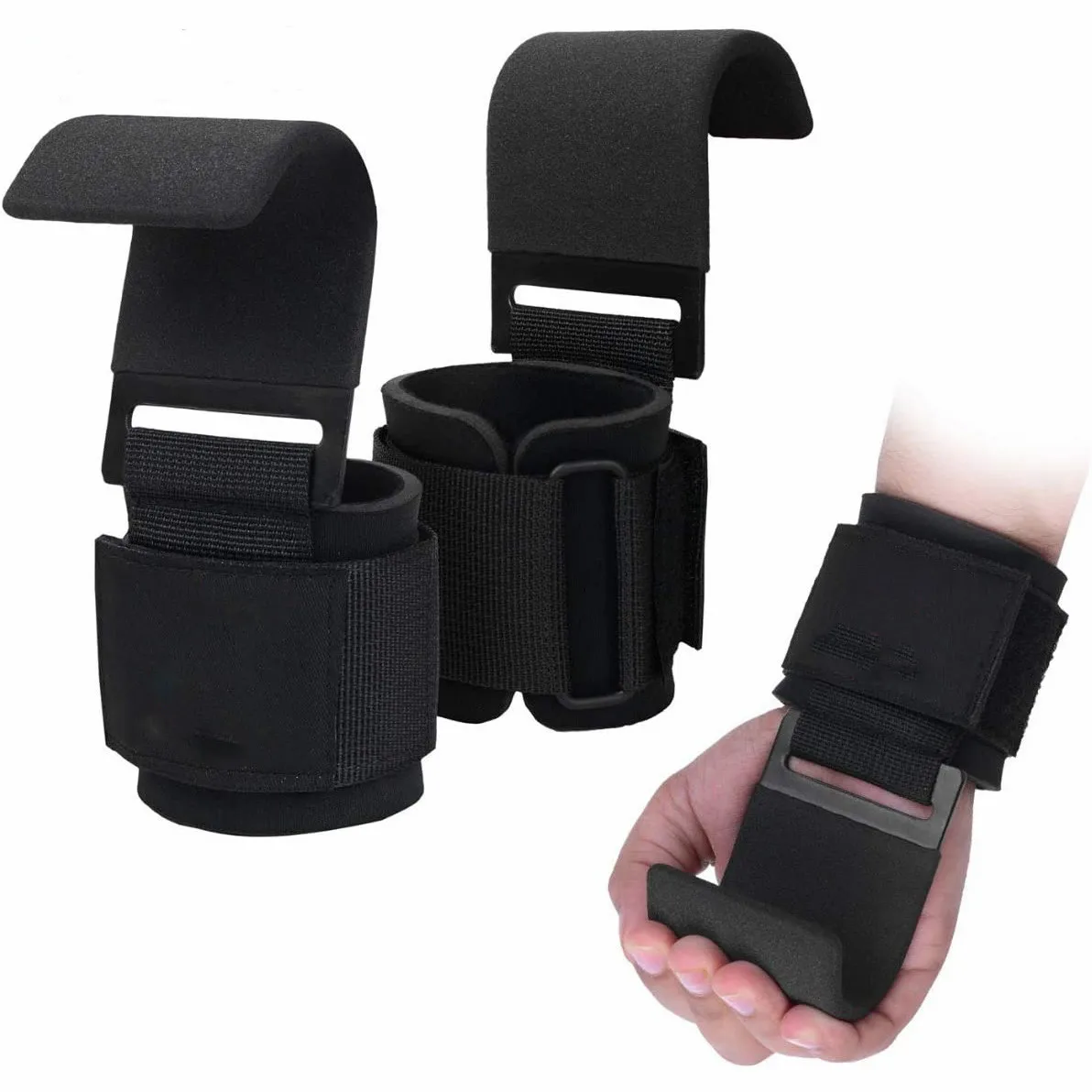 2 PCS Weight Lifting Hooks Hand-Bar Wrist Straps Gym Fitness Hook weight Strap Pull-Ups Power Lifting Gloves For Weight Training
2 PCS Weight Lifting Hooks Hand-Bar Wrist Straps Gym Fitness Hook weight Strap Pull-Ups Power Lifting Gloves For Weight Training