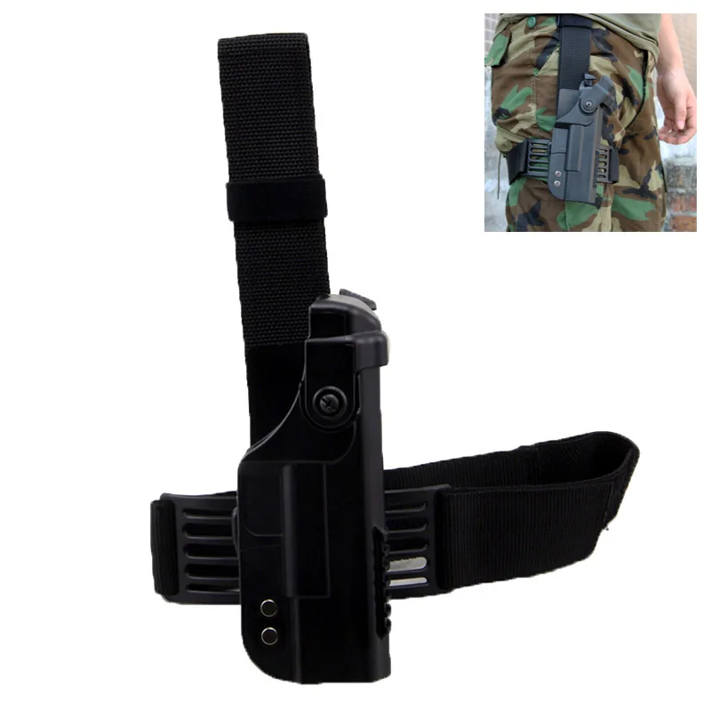 Tactical Glock 17 22 Pistol Holster Glock Gun Accessories Double Protective Gun Holster Quick Drop Leg Holster Gun Case
Tactical Glock 17 22 Pistol Holster Glock Gun Accessories Double Protective Gun Holster Quick Drop Leg Holster Gun Case
